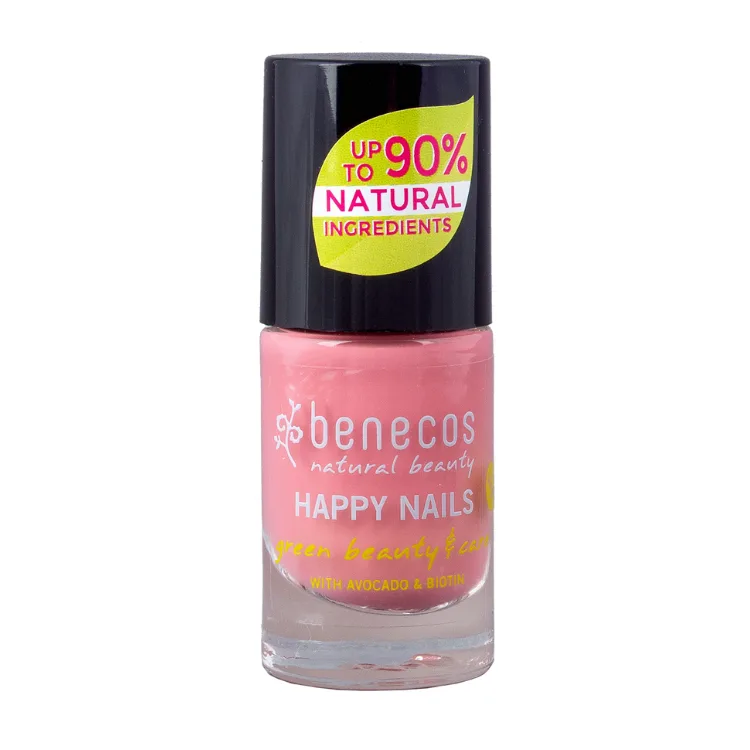 2402460_4260198095066_benecos_happy_nails_5ml_bubble_gum Benecos Vegan Nail Polish Bubble Gum - Afbeelding 1
