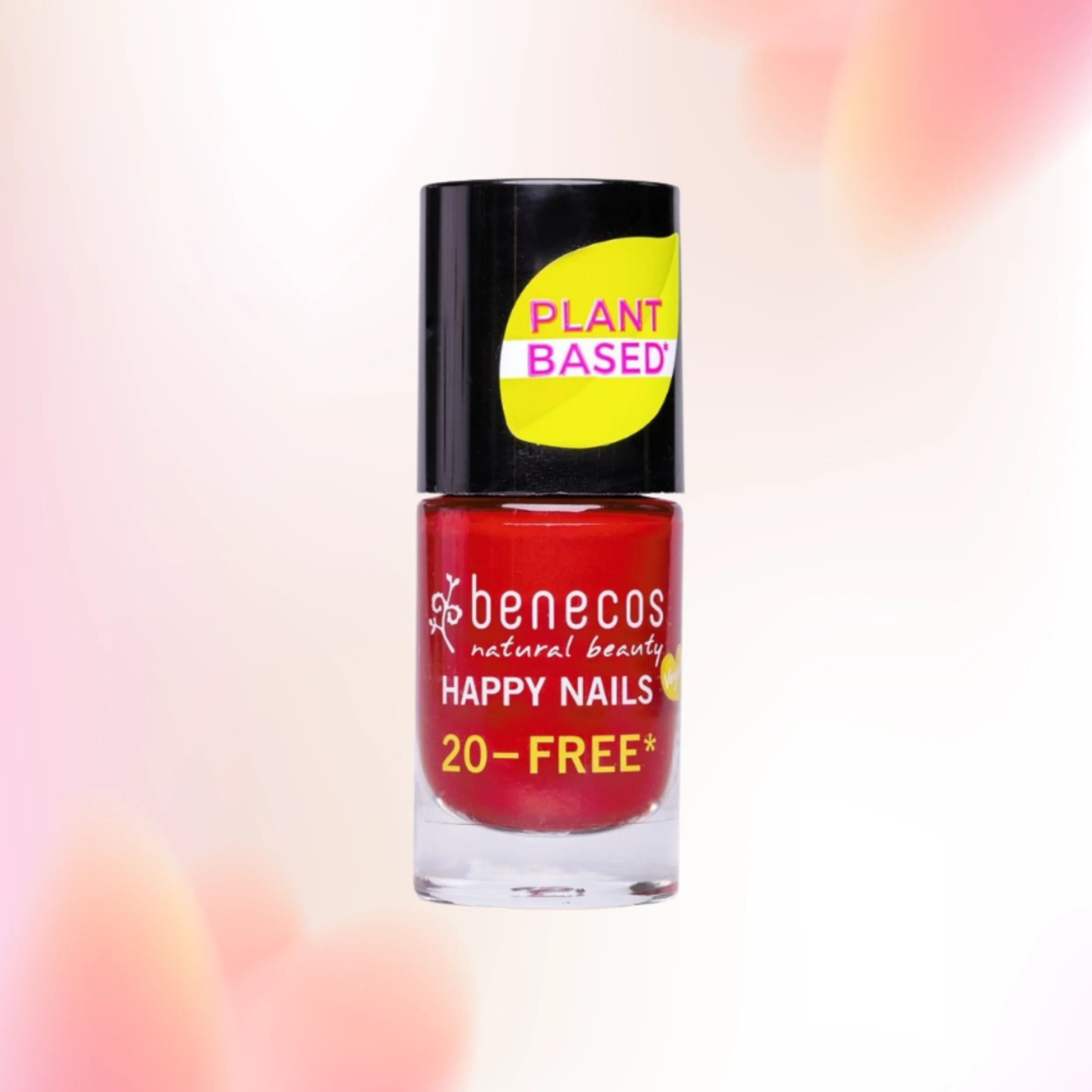 4 Benecos Vegan Nail Polish Cherry Red 20-FREE - Afbeelding 1